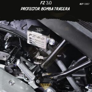 moto FZ 3.0 protector bomba trasera