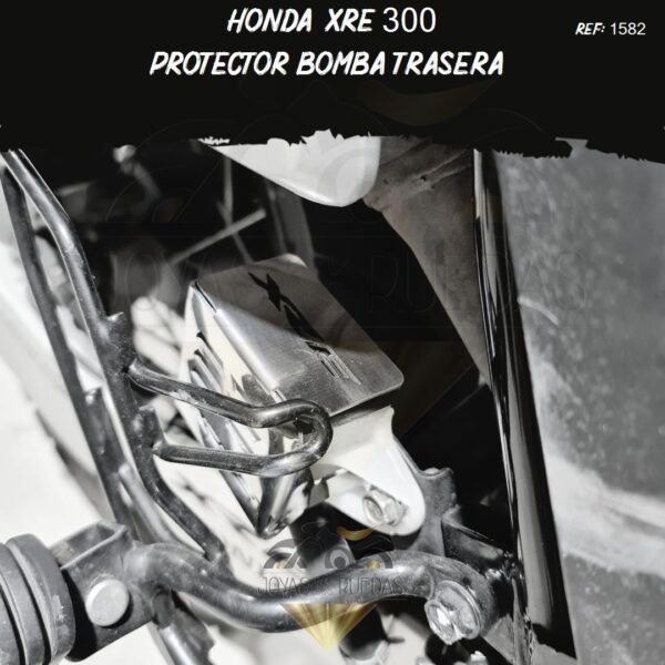 parte Honda XRE 300 protector bomba trasera