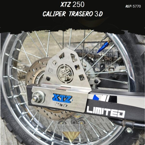 moto XTZ 250 caliper trasero 3D