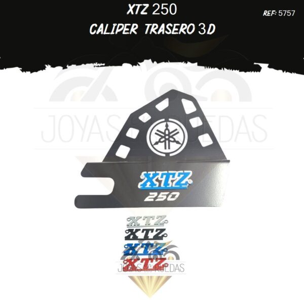 lujo XTZ 250 caliper trasero 3D