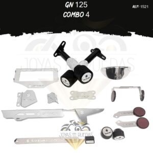 GN 125 kit lujo palanca cambios Spools Sliders eje