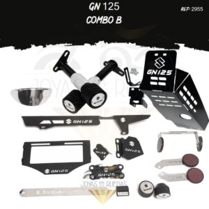 GN 125 kit porta placa porta placa 3D