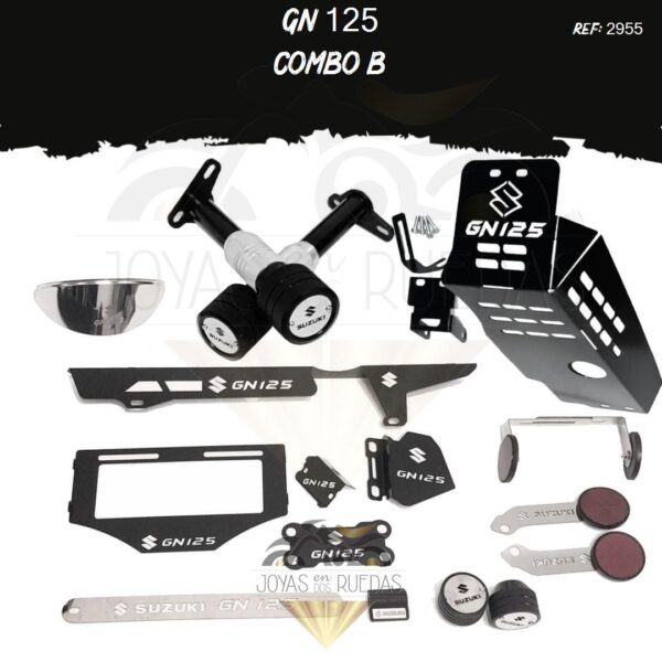 GN 125 kit porta placa porta placa 3D