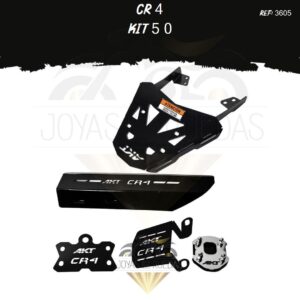 CR 4 kit lujo pata gato protector exosto 7t mordaza