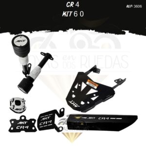 CR 4 kit sliders lujo pata gato protector exosto 7t