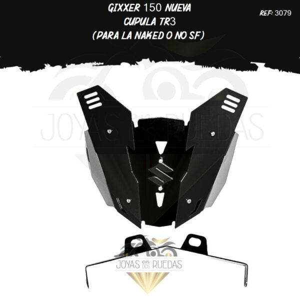 Gixxer 150 nueva lujos Cupula TR3