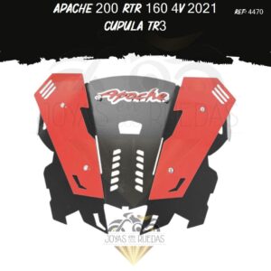accesorios Apache 200 rtr 160 4v 2021 Cupula TR3