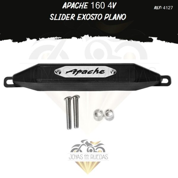 piezas Apache 160 4V Slider exosto plano