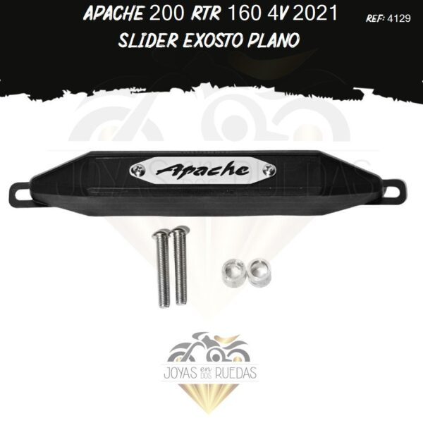 Slider exosto plano articulo Apache 200 rtr 160 4v 2021