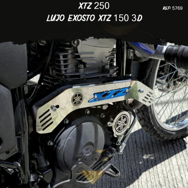 motos XTZ 250 Lujo exosto xtz 3d