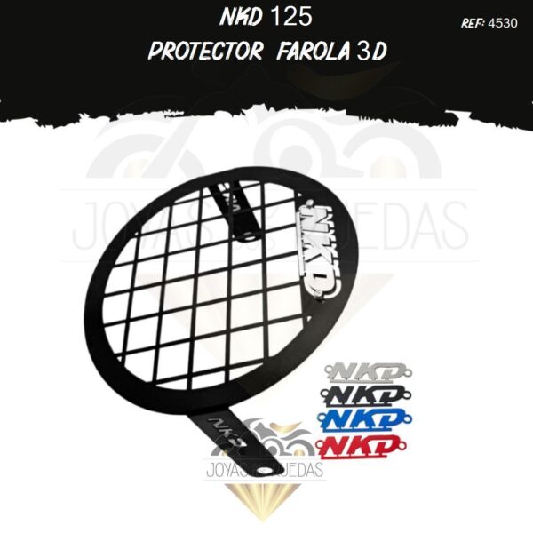 moto NKD 125 protector farola 3D