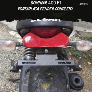 partes Dominar 400 v1 portaplaca fender Completo