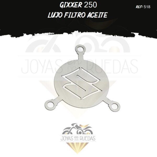 parte Gixxer 250 lujo filtro aceite