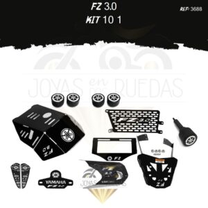 FZ 3.0 kit protector exosto 7t protector radiador