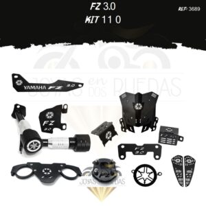FZ 3.0 kit Lujo carenado tapa salida exosto