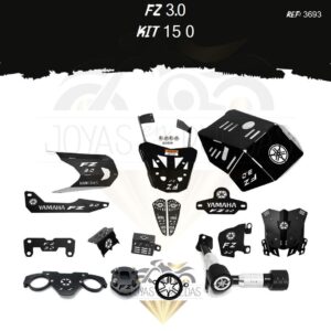 FZ 3.0 kit pechera quilla parrilla tapa salida exosto