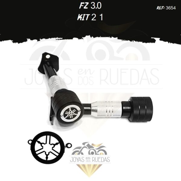 FZ 3.0 kit sliders tapa salida exosto