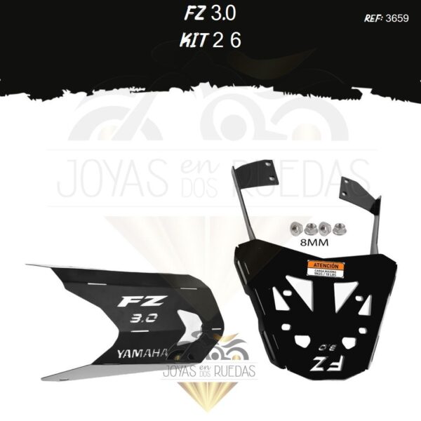 FZ 3.0 kit protector exosto 7t parrilla
