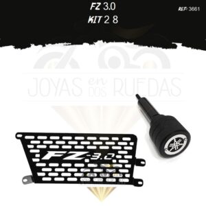 FZ 3.0 kit slider exosto protector radiador