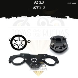 FZ 3.0 kit barra estabilizadora tapa salida exosto