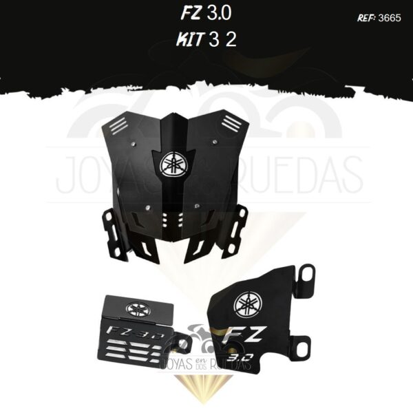 FZ 3.0 kit protector bomba trasera mordaza Cupula TR3