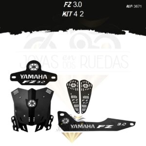 FZ 3.0 kit Lujo carenado Cupula TR3 guarda cadena fz