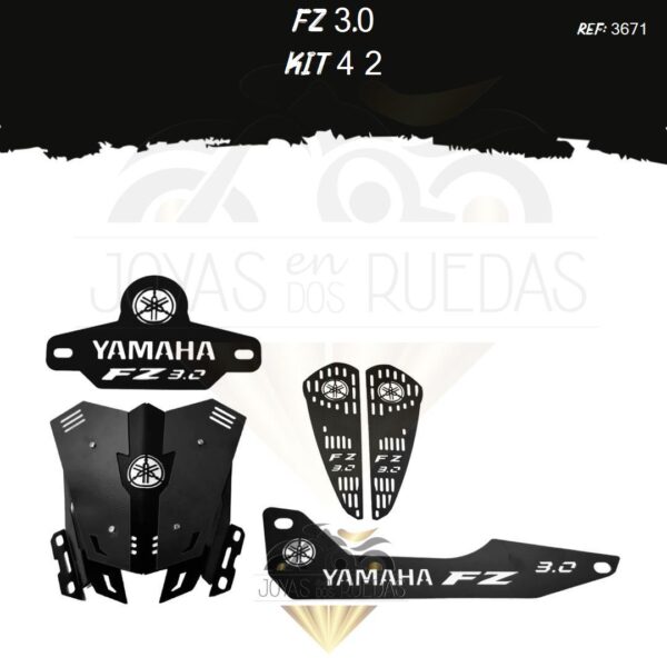 FZ 3.0 kit Lujo carenado Cupula TR3 guarda cadena fz