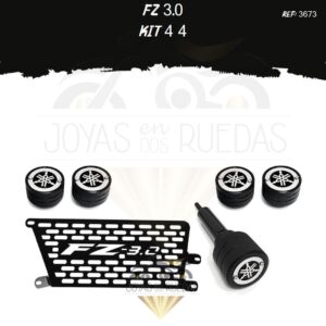 FZ 3.0 kit protector radiador slider exosto