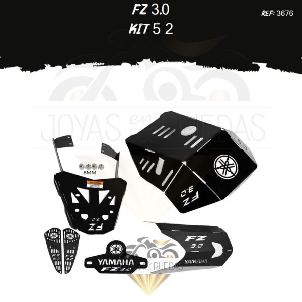 FZ 3.0 kit parrilla pechera quilla Lujo carenado
