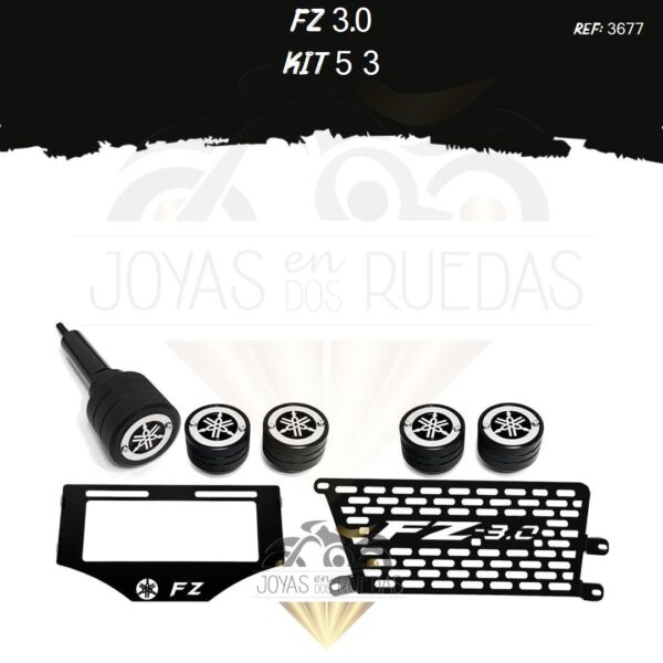 FZ 3.0 kit slider exosto protector radiador