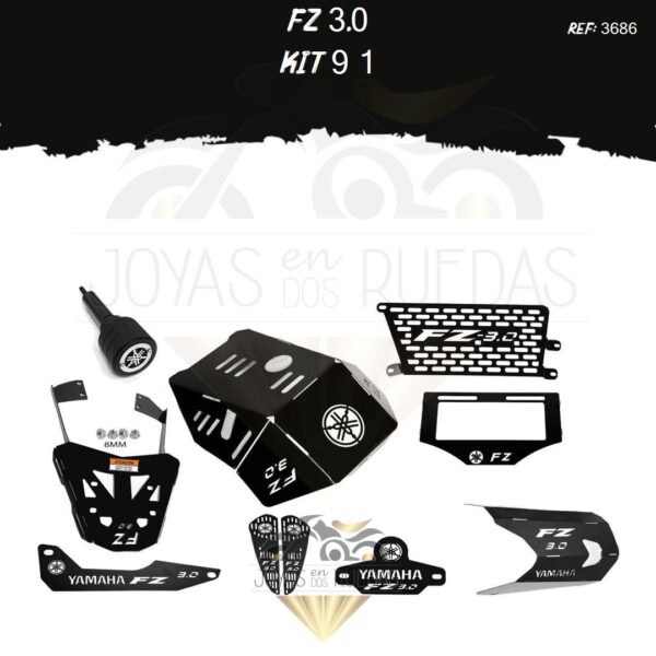FZ 3.0 kit pechera quilla slider exosto