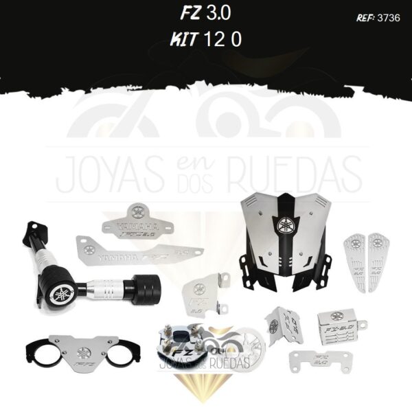 FZ 3.0 kit lujo guardabarro protector bomba delantera