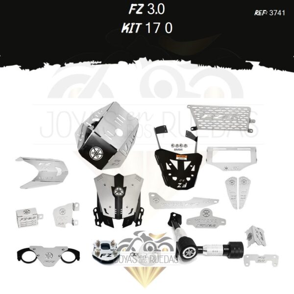 FZ 3.0 kit porta placa lujo guardabarro