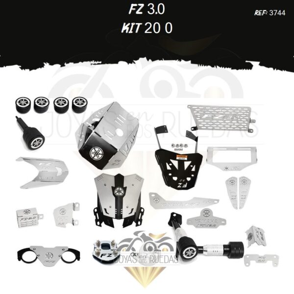 FZ 3.0 kit barra estabilizadora slider exosto sliders