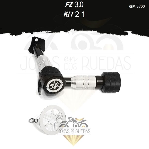 FZ 3.0 kit sliders tapa salida exosto