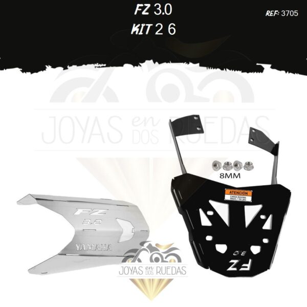 FZ 3.0 kit parrilla protector exosto 7t
