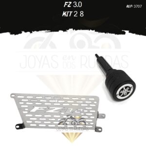 FZ 3.0 kit protector radiador slider exosto