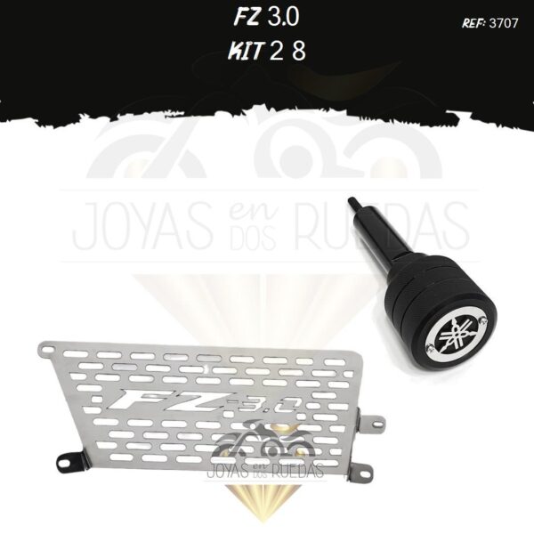 FZ 3.0 kit slider exosto protector radiador