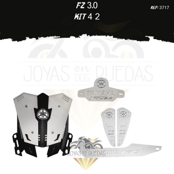 FZ 3.0 kit Lujo carenado Cupula TR3 guarda cadena fz