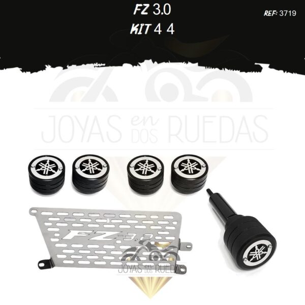 FZ 3.0 kit slider exosto protector radiador