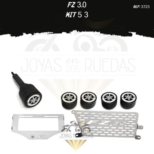 FZ 3.0 kit slider exosto protector radiador