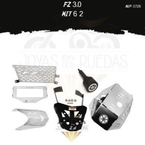 FZ 3.0 kit pechera quilla parrilla slider exosto