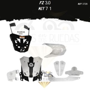 FZ 3.0 kit lujo guardabarro mordaza protector exosto 7t