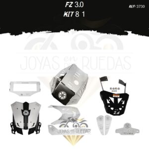 FZ 3.0 kit porta placa lujo guardabarro