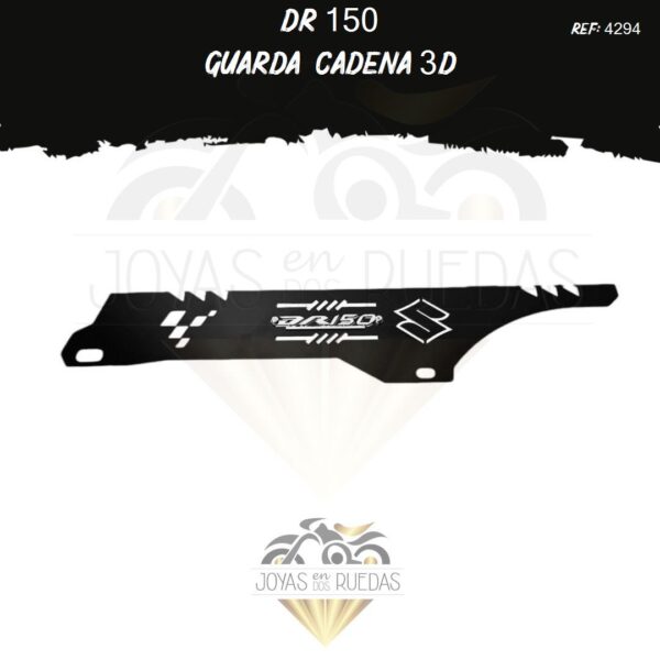 moto DR 150 Guarda cadena 3D