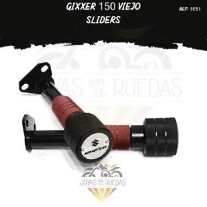 moto Gixxer 150 viejo sliders