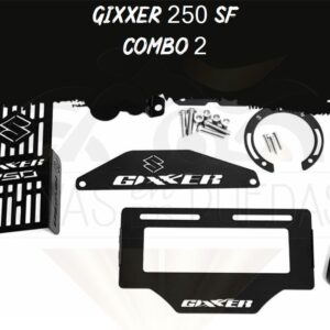 Gixxer 250 sf kit lujo filtro aceite slider exosto