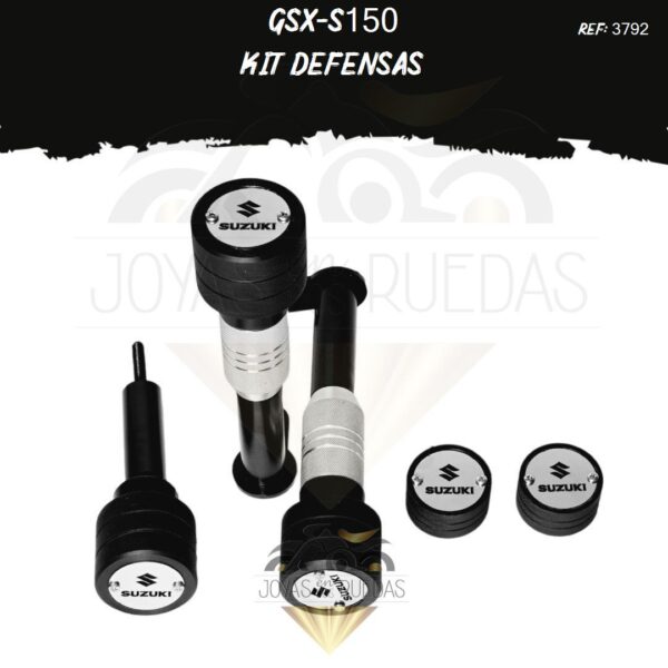GSX-S150 kit Spools Sliders eje slider exosto sliders