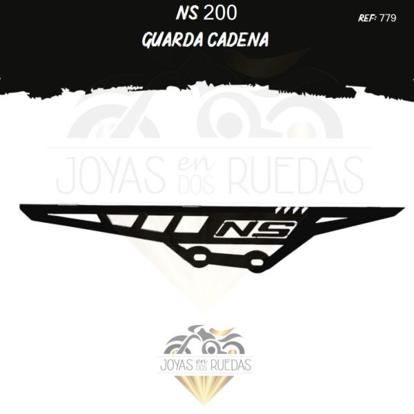 moto NS 200 guarda cadena