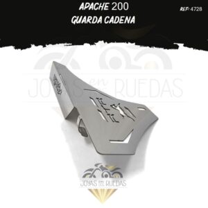 motos Apache 200 guarda cadena